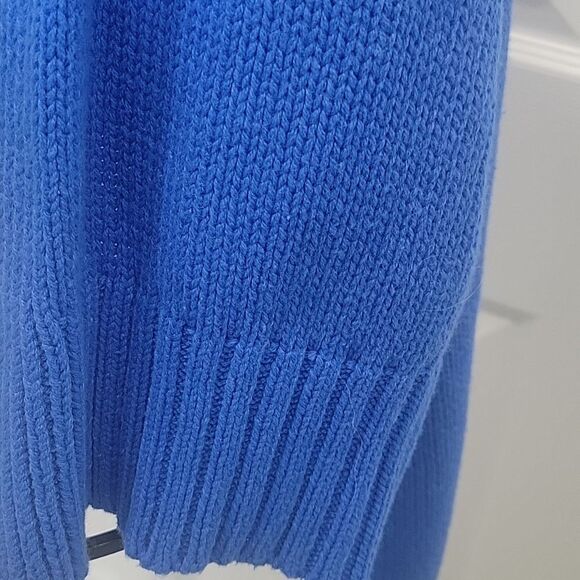 MUSTARD SEED Blue Knitted Cardigan Size Medium - Picture 2 of 7